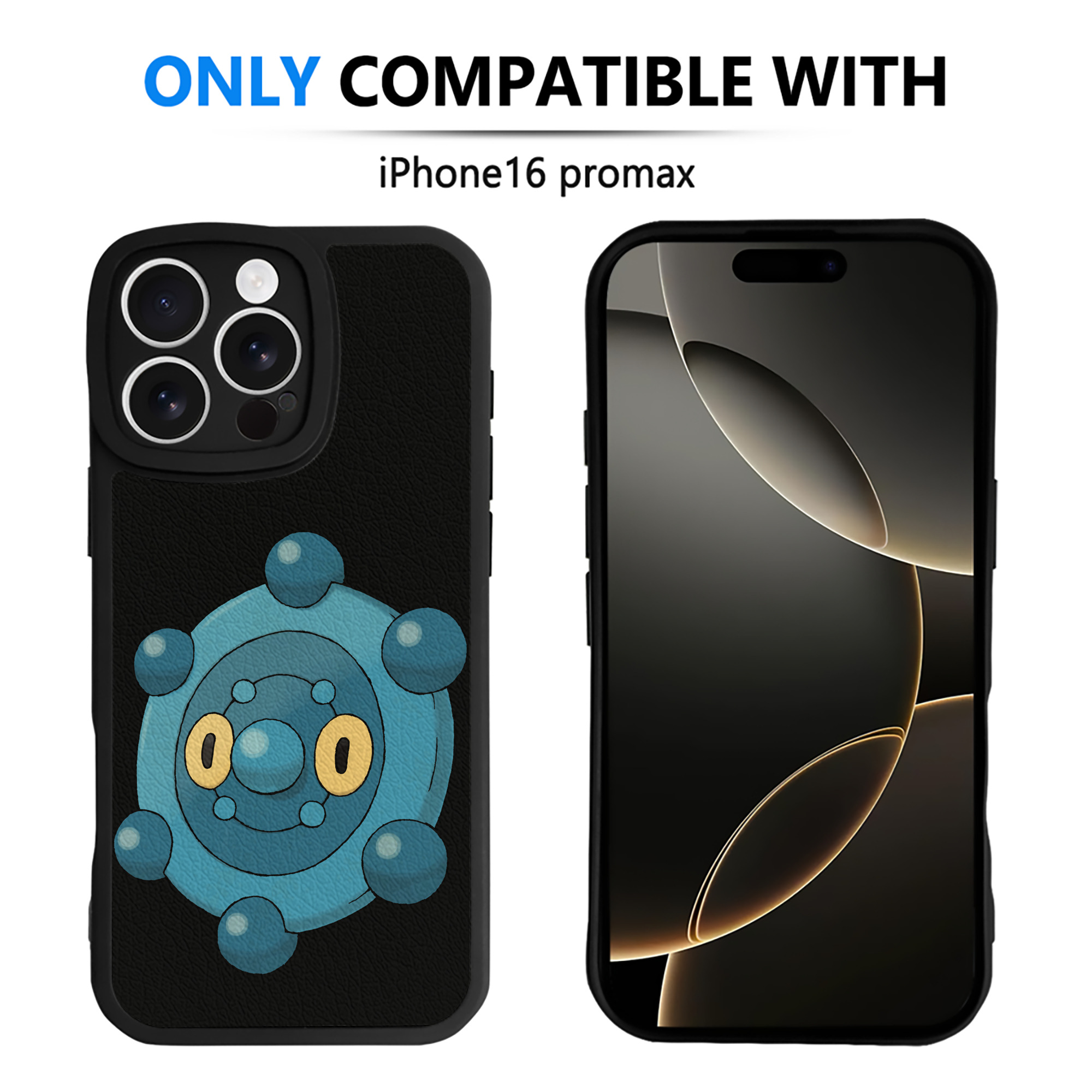 （画像用） ポケットモンスター Pokémon 【iPhone 16シリーズ対応】シリコンスマホケース（レザー調） 材質：シリコン